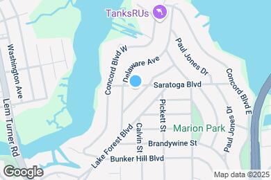 Map image of the property - 1122 Saratoga Blvd