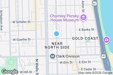 Map image of the property - 1300 N Clark St