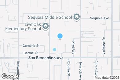 Map image of the property - 14965 Manzanita Dr