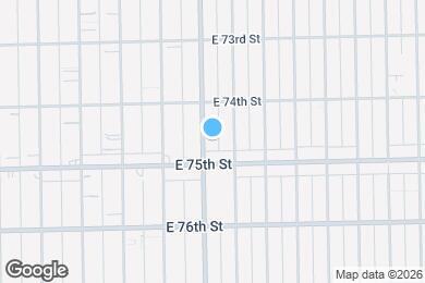 Map image of the property - 7437 S King Dr
