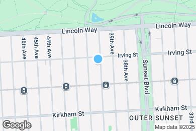 Map image of the property - 1327 40th Ave