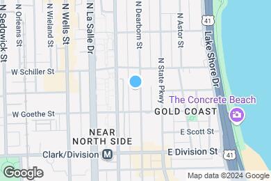 Map image of the property - 1330 N Dearborn