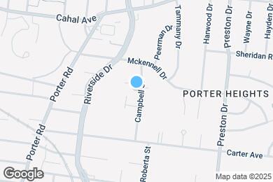 Map image of the property - 1117 Campbell St