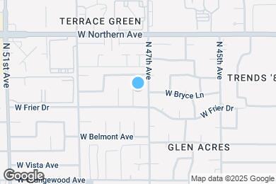 Map image of the property - 7721 N 47th Dr