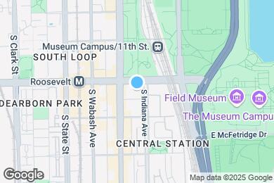 Map image of the property - 1210 S Indiana Ave