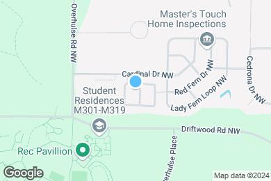 Map image of the property - Evergreen Rock Maple Apartments