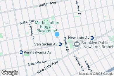 Map image of the property - 542 Van Siclen Ave