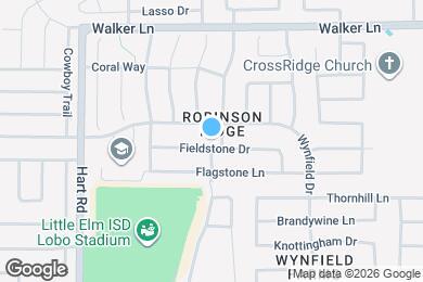 Map image of the property - 1545 Fieldstone Dr