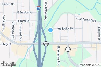 Map image of the property - 706 Saratoga Ave