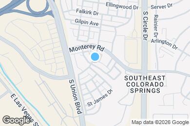 Map image of the property - 2264 Saint Paul Dr