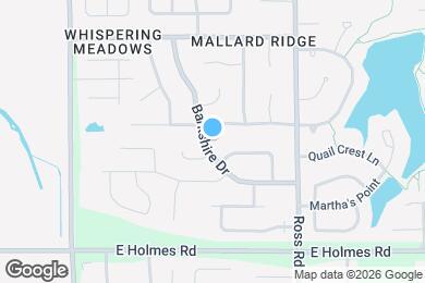 Map image of the property - 5100 Barkshire Dr