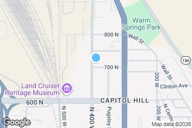 Map image of the property - 376 W 700 N