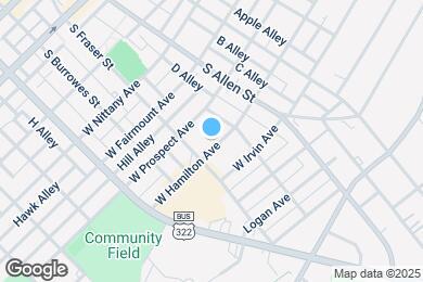 Map image of the property - 165 W Hamilton Ave