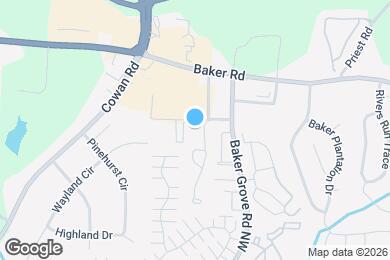 Map image of the property - 3495 Baker Rd