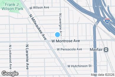 Map image of the property - 5010 W Montrose Ave