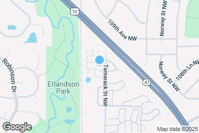 Map image of the property - 1018 108th Ln NW