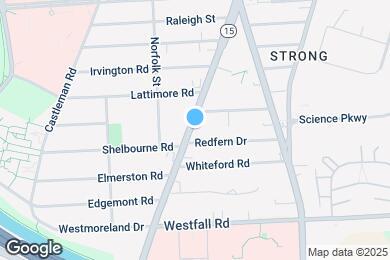 Map image of the property - 1670 Mount Hope Ave