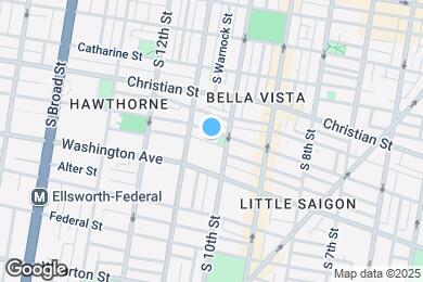 Map image of the property - 1101 Washington Ave