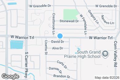 Map image of the property - 422 David Dr