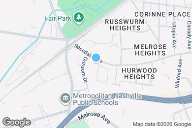 Map image of the property - 2703 Rosedale Pl