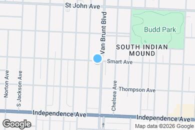 Map image of the property - 402 Van Brunt Blvd