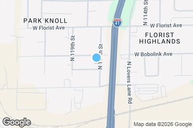 Map image of the property - 5859 N 117th St