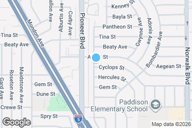 Map image of the property - 11816 Arlee Ave