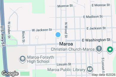 Map image of the property - 214 N Maple St