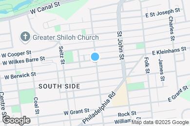 Map image of the property - 303 W Berwick St