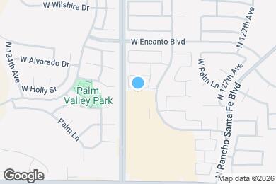 Map image of the property - 12925 W Holly St