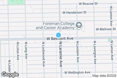 Map image of the property - 5207 W Belmont Ave