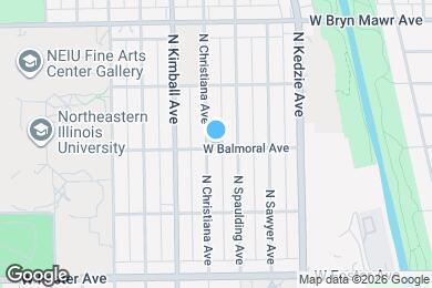 Map image of the property - 3314 W Balmoral Ave