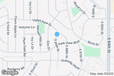 Map image of the property - 7411 S 89th St