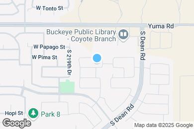 Map image of the property - 21818 W Sonora St
