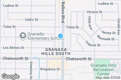 Map image of the property - 10831 Balboa Blvd