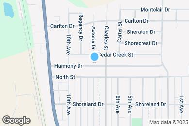 Map image of the property - 1422 Harmony Dr