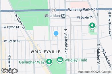 Map image of the property - 3808 N Kenmore Ave
