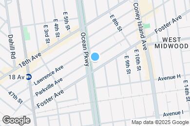 Map image of the property - 733 Ocean Pkwy