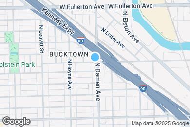 Map image of the property - 2158 N Damen Ave