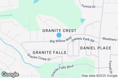 Map image of the property - 448 Big Willow Way