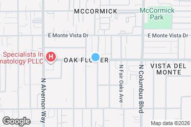 Map image of the property - 4110 E Glenn St