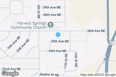Map image of the property - 1013 35th Ave NE