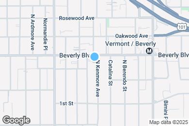 Map image of the property - 245 N Kenmore Ave