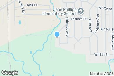 Map image of the property - 1645 SW Oklahoma Ave