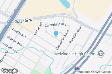 Map image of the property - 16974 Sherborne Ave