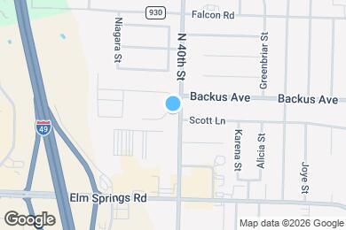 Map image of the property - 4015 Glenstone Terrace