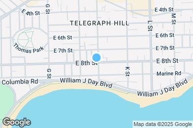 Map image of the property - 535 E 8th St