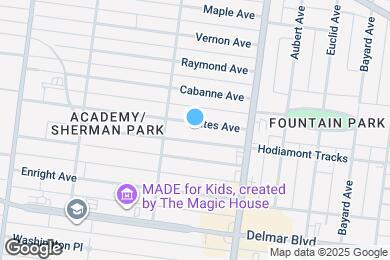 Map image of the property - 5064 Cates Ave