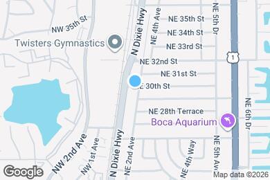Map image of the property - 2999 NE 2nd Ave