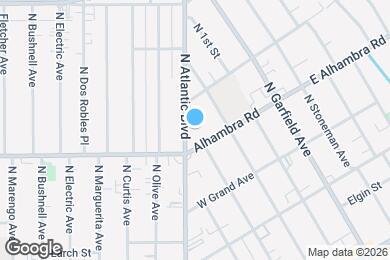 Map image of the property - 614 N Atlantic Blvd
